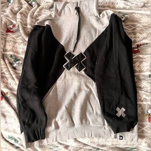 Black and Grey unisex XPLR sweatshirt (limited edition only 500 were sold)